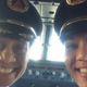 Capt. Stephanie Johnson with First Officer Dawn Cook on Feb. 26, 2017 (Facebook)